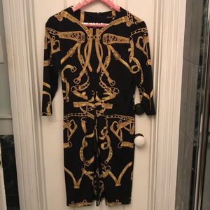 J. McLauglin equestrian print dress